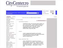 Tablet Screenshot of citycenter.ro