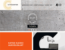Tablet Screenshot of citycenter.fi